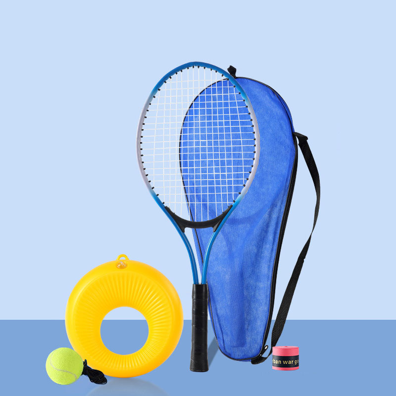 SBART Tennis trainer single play with line rebound self-training artifact children's tennis racket one person beginner set