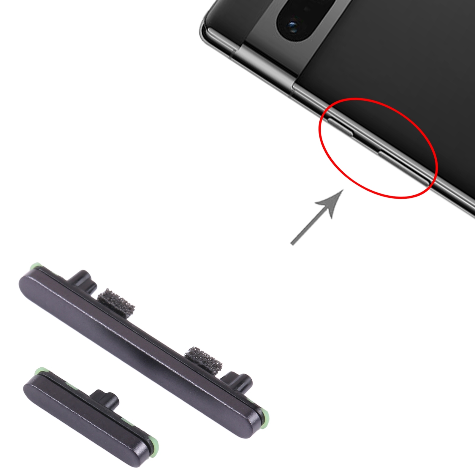 Power Button und Volume Control Button für Google Pixel 7