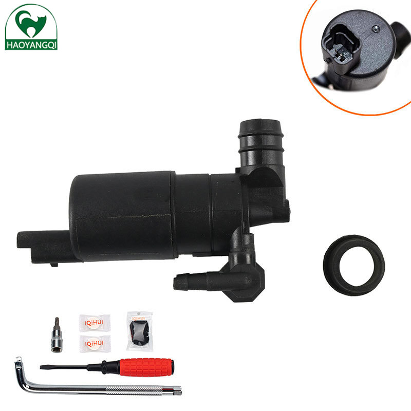 Front and rear windshield cleaning pump suitable for Citroen, Peugeot