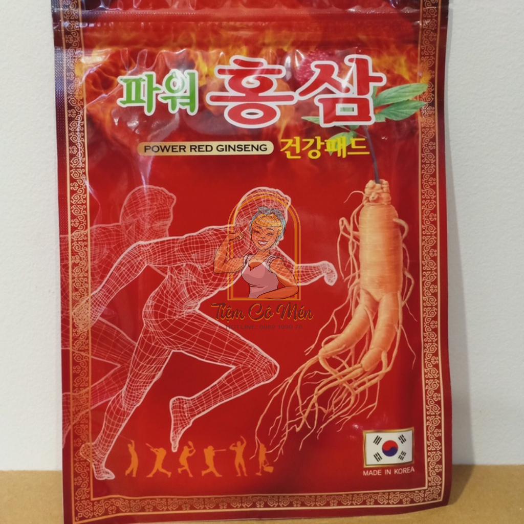 Cao Dán Hồng Sâm Hàn Quốc - Túi 20 miếng