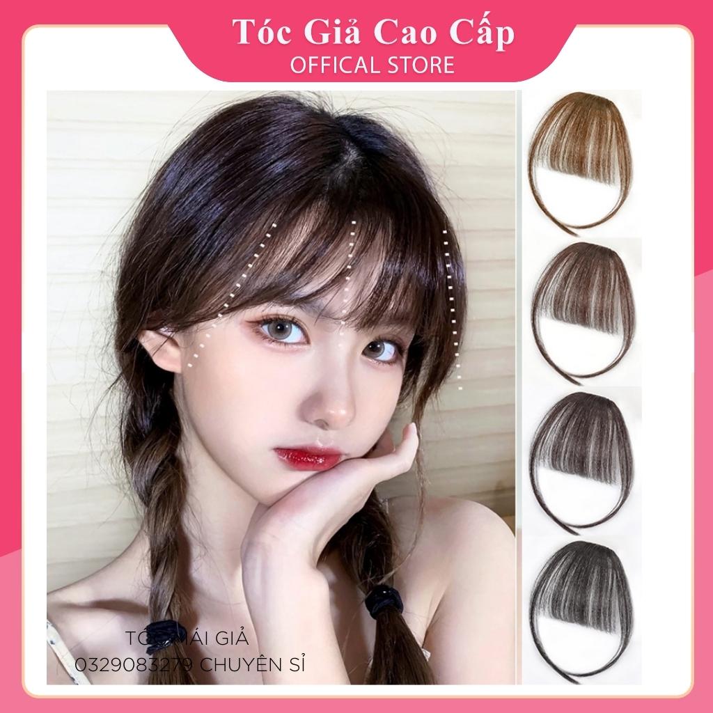 Tóc giả nữ ❤️FREESHIP❤️Tóc mái thưa có bát