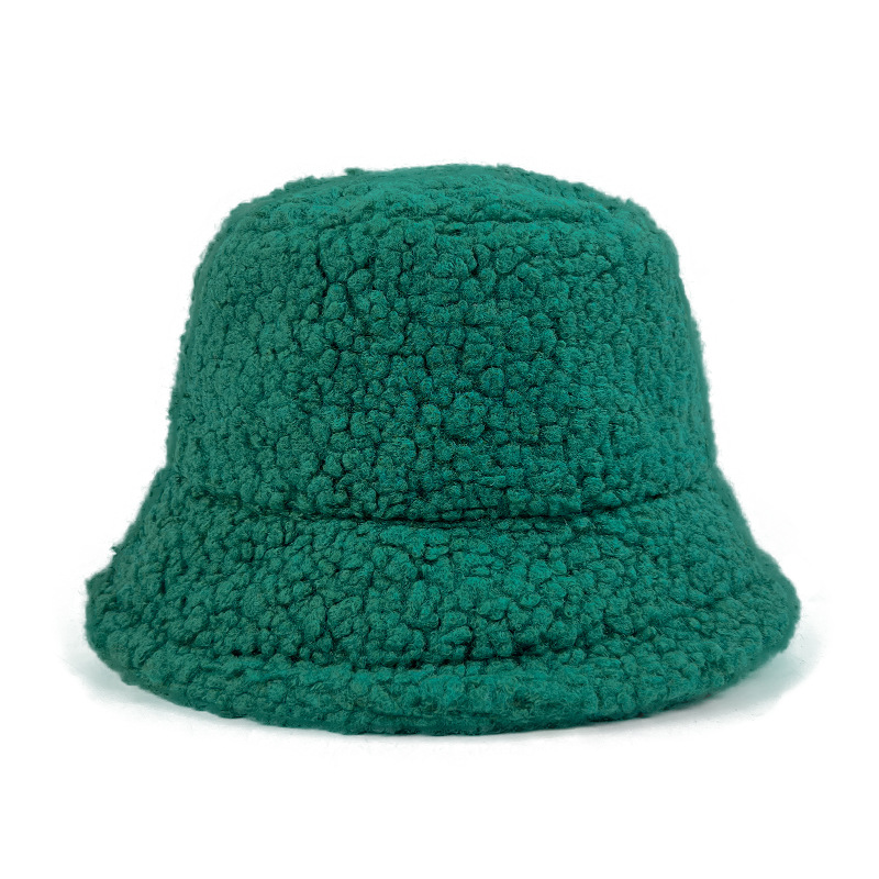 EERSHENSHI Winter bucket hat outdoor warm hat solid color bucket hat