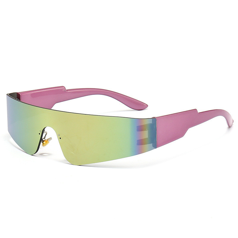 UV-400 Punk Sunglasses Ins Outdoor Riding Sunglasses Personality Fashion Futuristic Sense Eyewear.