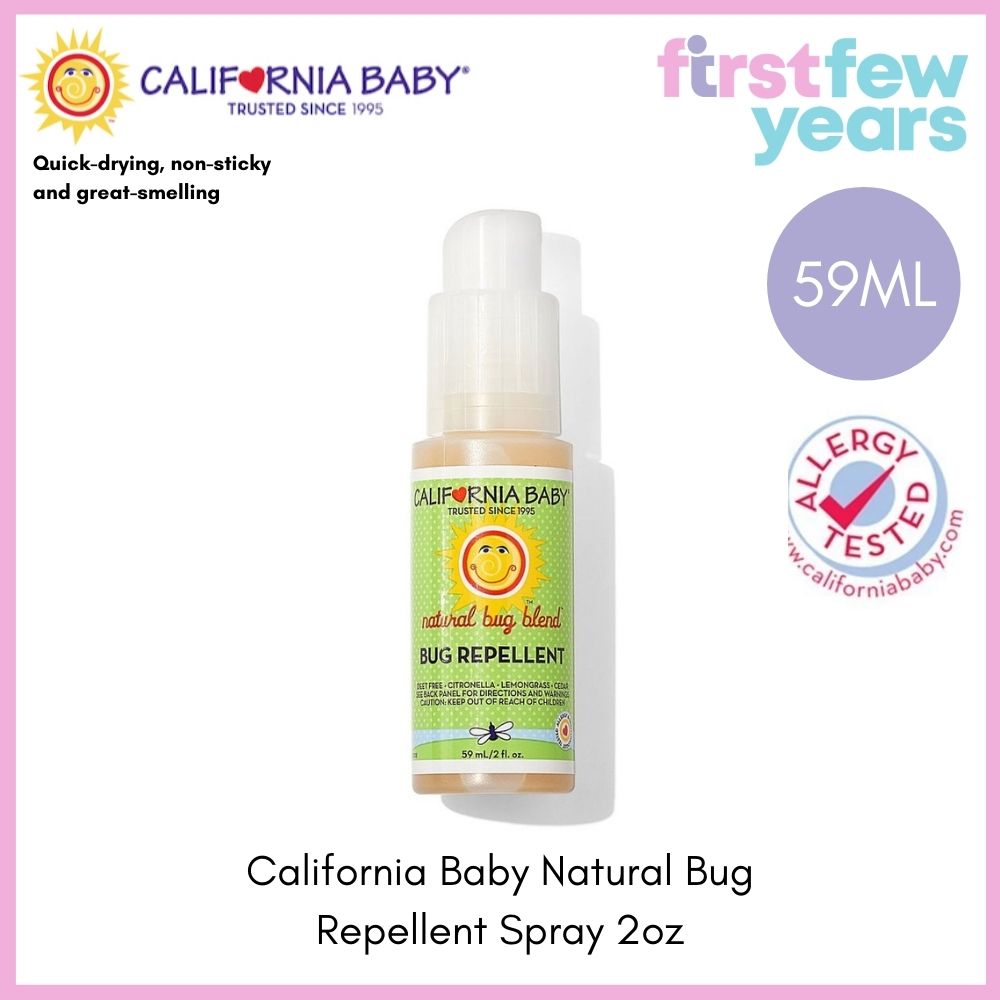 California Baby Natural Bug Blend Repellent Spray 2oz 6 5oz Lazada Singapore