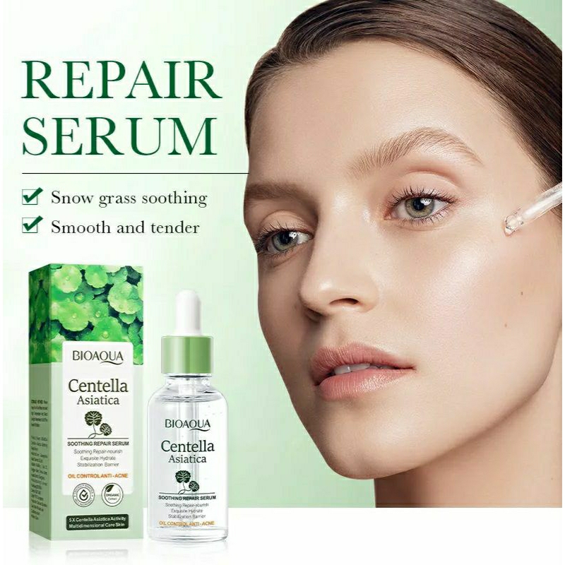 Serum rau má giảm mụn kiềm dầu của bioaqua 30ml