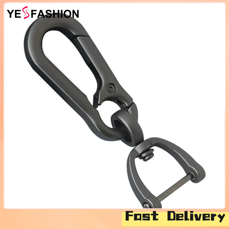 Yesfashion Store IN stock Car Metal Key Ring Holder Fashion Remote Car Keychain Multi-function Keyring