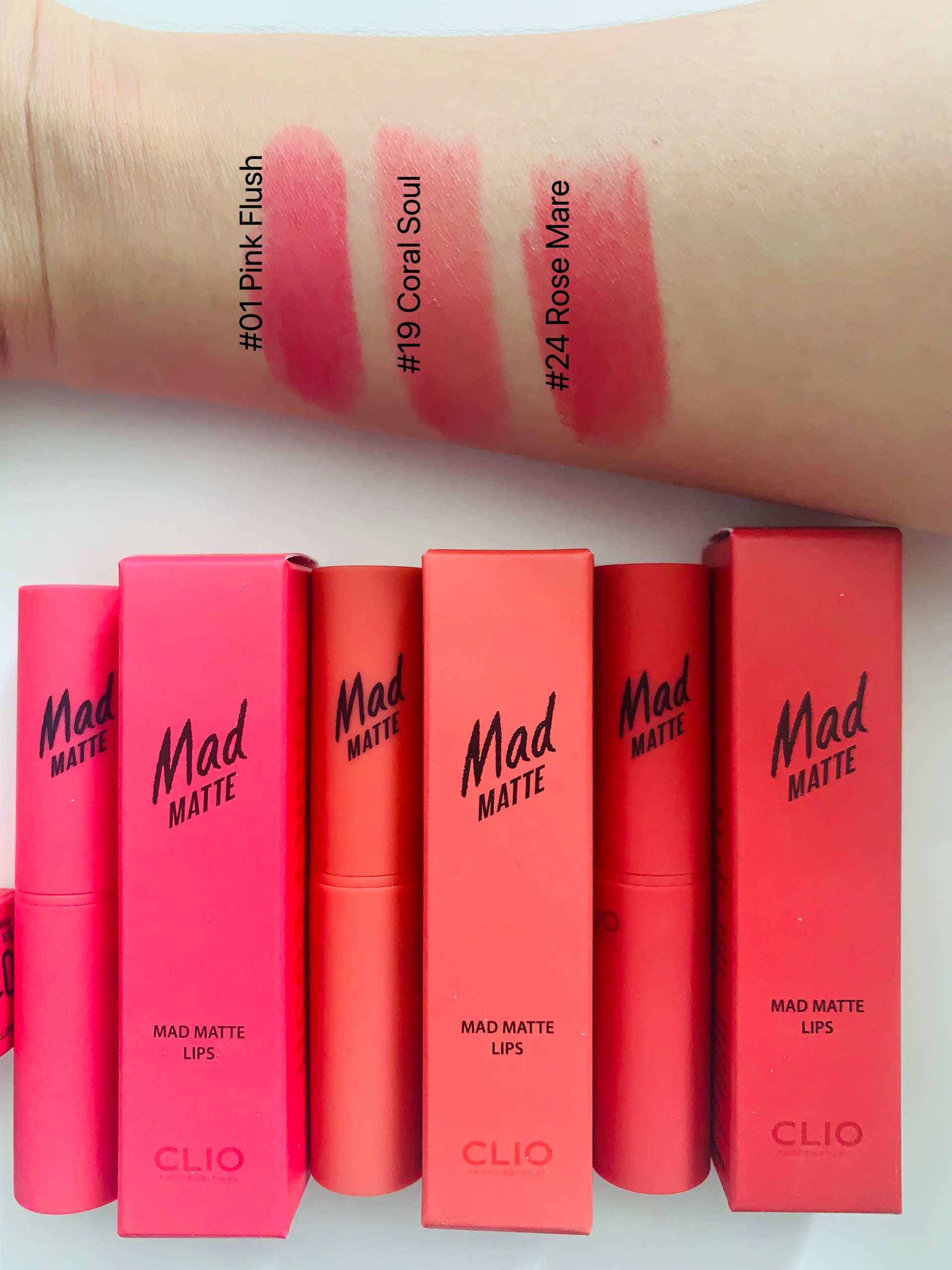 [ Hàng mới về ] Son thỏi lì Clio Mad Matte Lips chính hãng