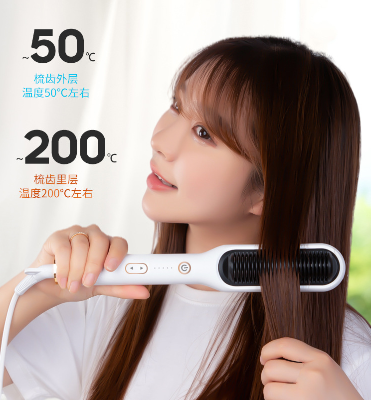 lược điện chải tóc, có thể chải thẳng tóc, hoặc làm Máy Uốn Tóc, Duỗi Tóc