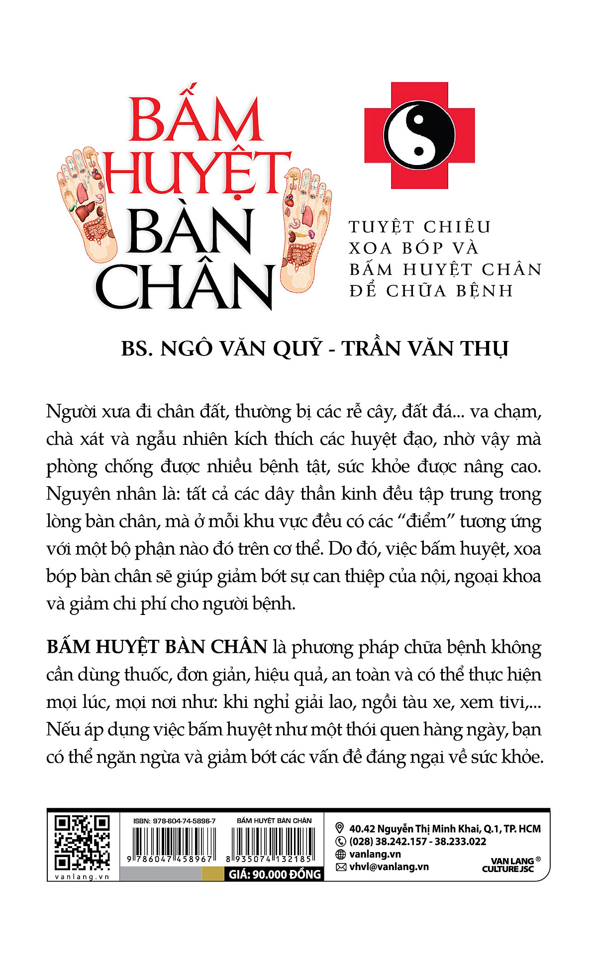 Sách Fahasa - Bấm Huyệt Bàn Chân (Tái Bản 2023)