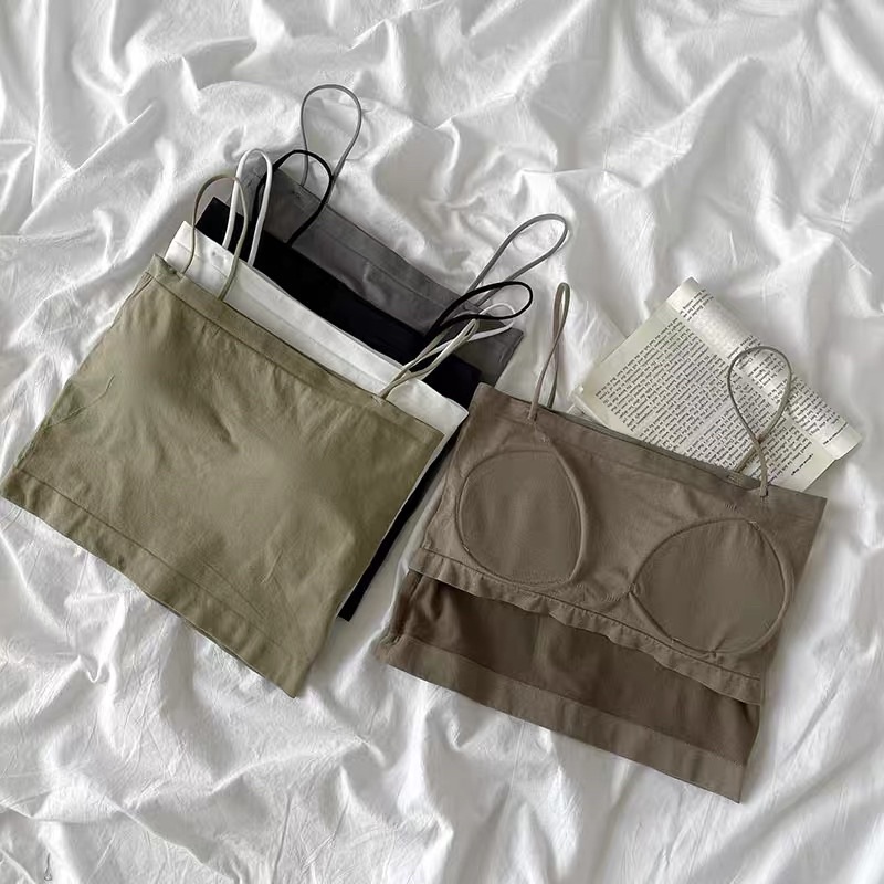 Áo bra Bigsize thun mềm sẵn đệm ngực siu dãn (60-80KG) HT110