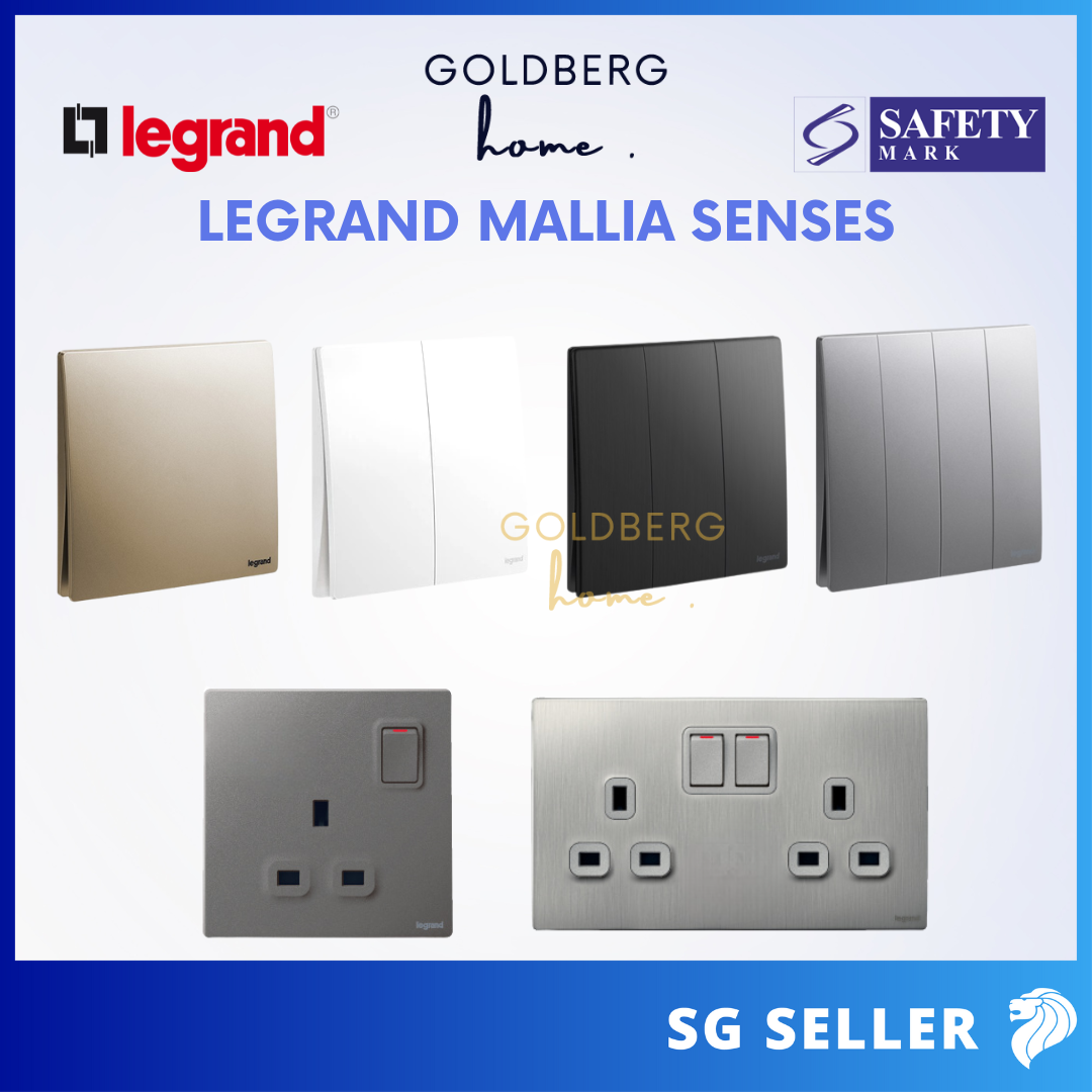 Legrand Mallia Senses 2022 Switch Socket Safety Mark Approved ...