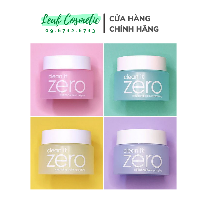 [ MẪU MỚI ] Sáp Tẩy Trang Làm Trắng Da Banila Clean It Zero
