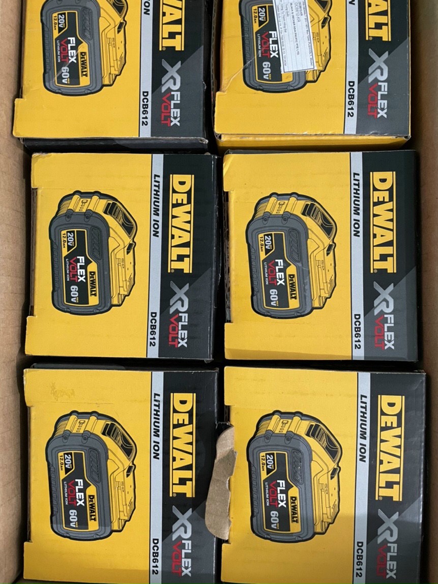 Pin Flexvolt 20v/60v Dewalt DCB606 DCB609 DCB612 - HÀNG CHÍNH HÃNG