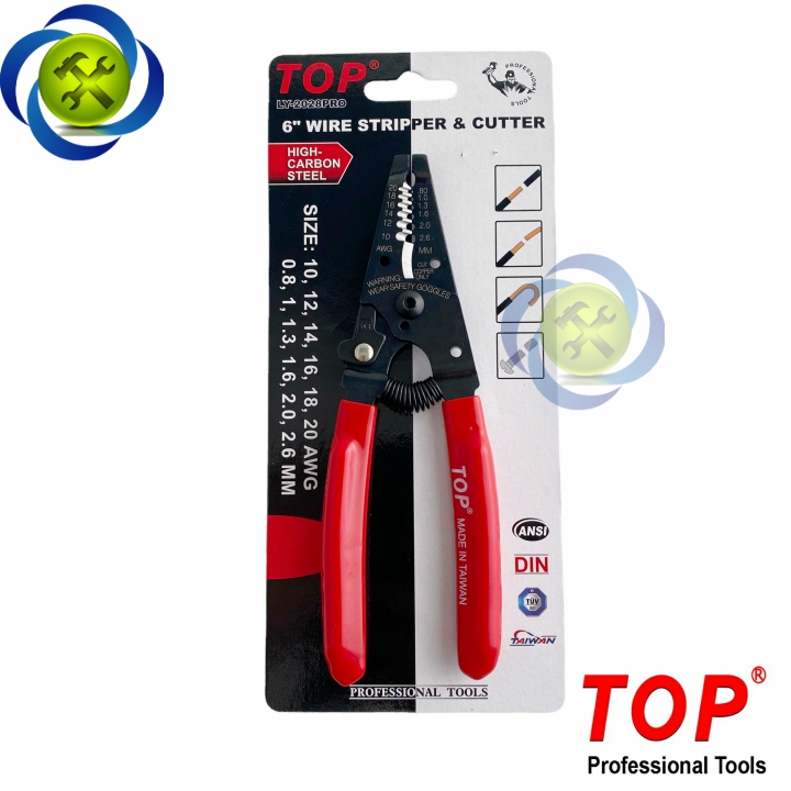 Kìm tuốt dây điện top ly-2028pro loại 6"