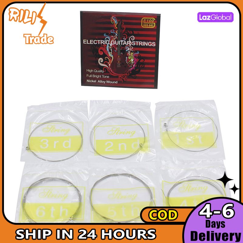 Electric Guitar Strings Replacement Multi Size Stainless Steel Strings Set Musical Instrument Accessories