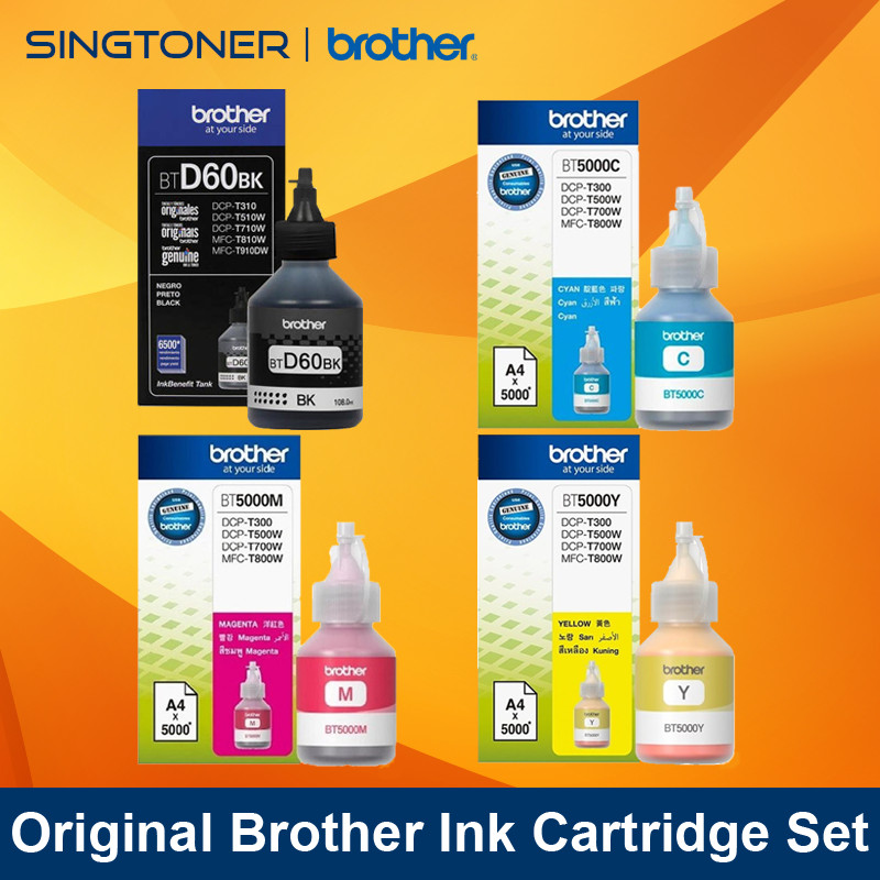 Brother BTD60BK Black Ink Bottle For DCP-T510W DCP-T710W MFC-T810W ...