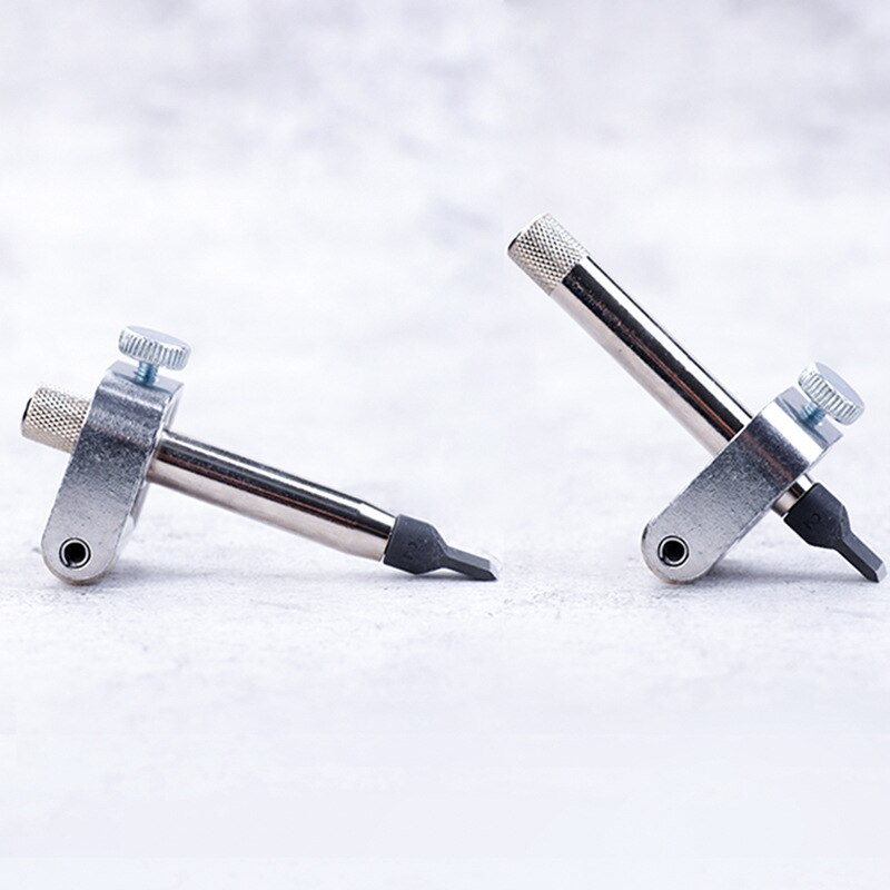 Cowhide Tools Leather Cutting Rotary Regulator Blade Locator Cutter Sharpener Leathercraft DIY Cowhide Craft Tool