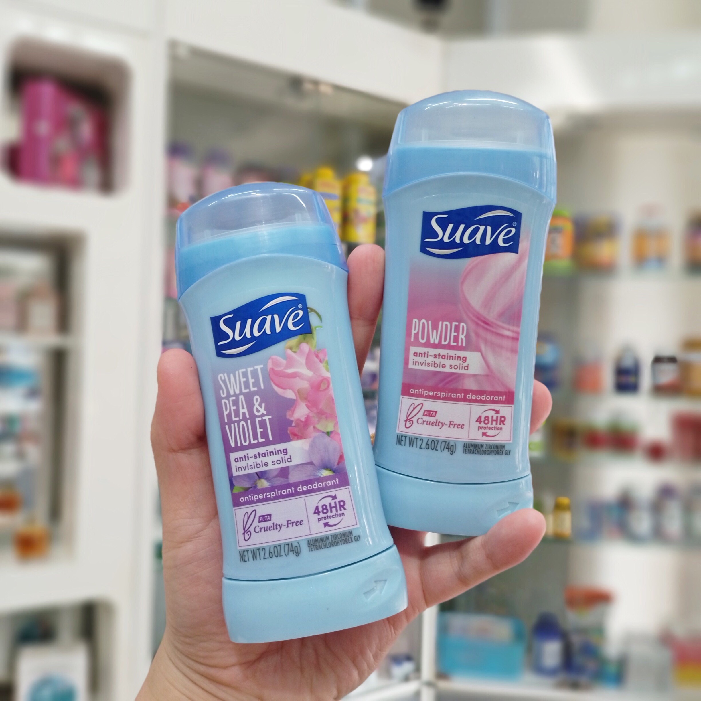 Sáp Lăn khử Mùi Suave 48h Protection 74g