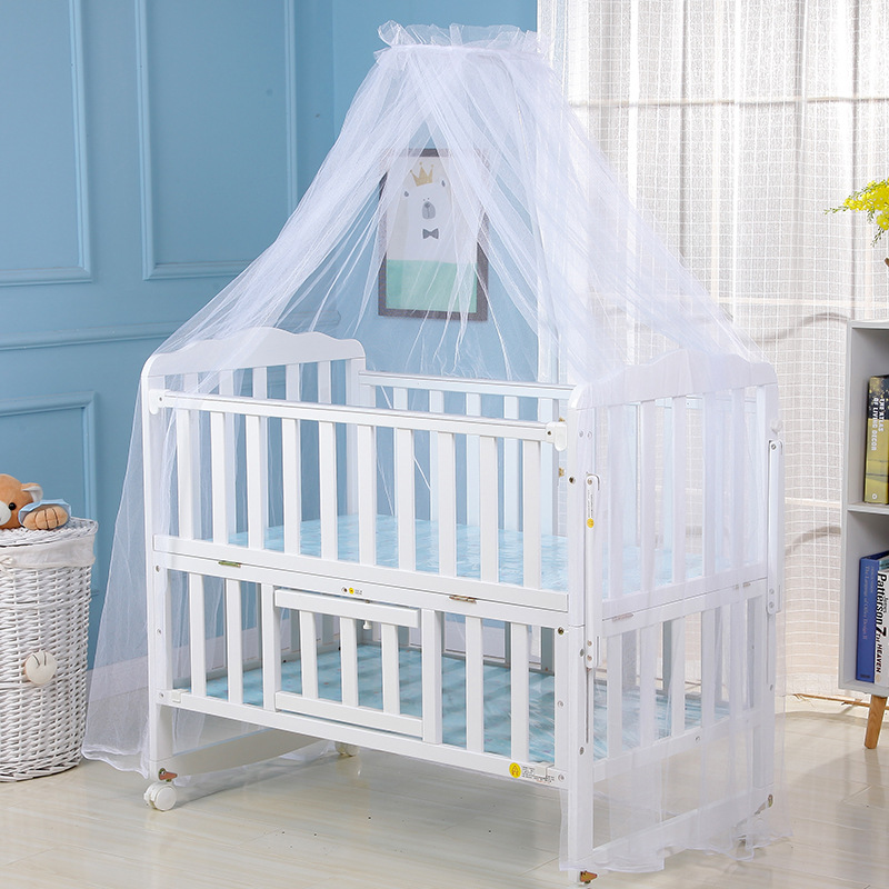 【New-store】 Baby Mosquito Net Infant Crib Foldable Bed Canopy Children's Hanging Dome Bed Newborn Play Tent Room Bedroom Decoration Bedding.