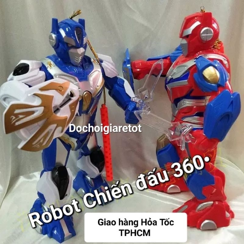 Đèn Lồng Trung Thu Siêu Nhân Robot Xoay Thân 360 độ nhạc đèn vui nhộn mới nhất 2023