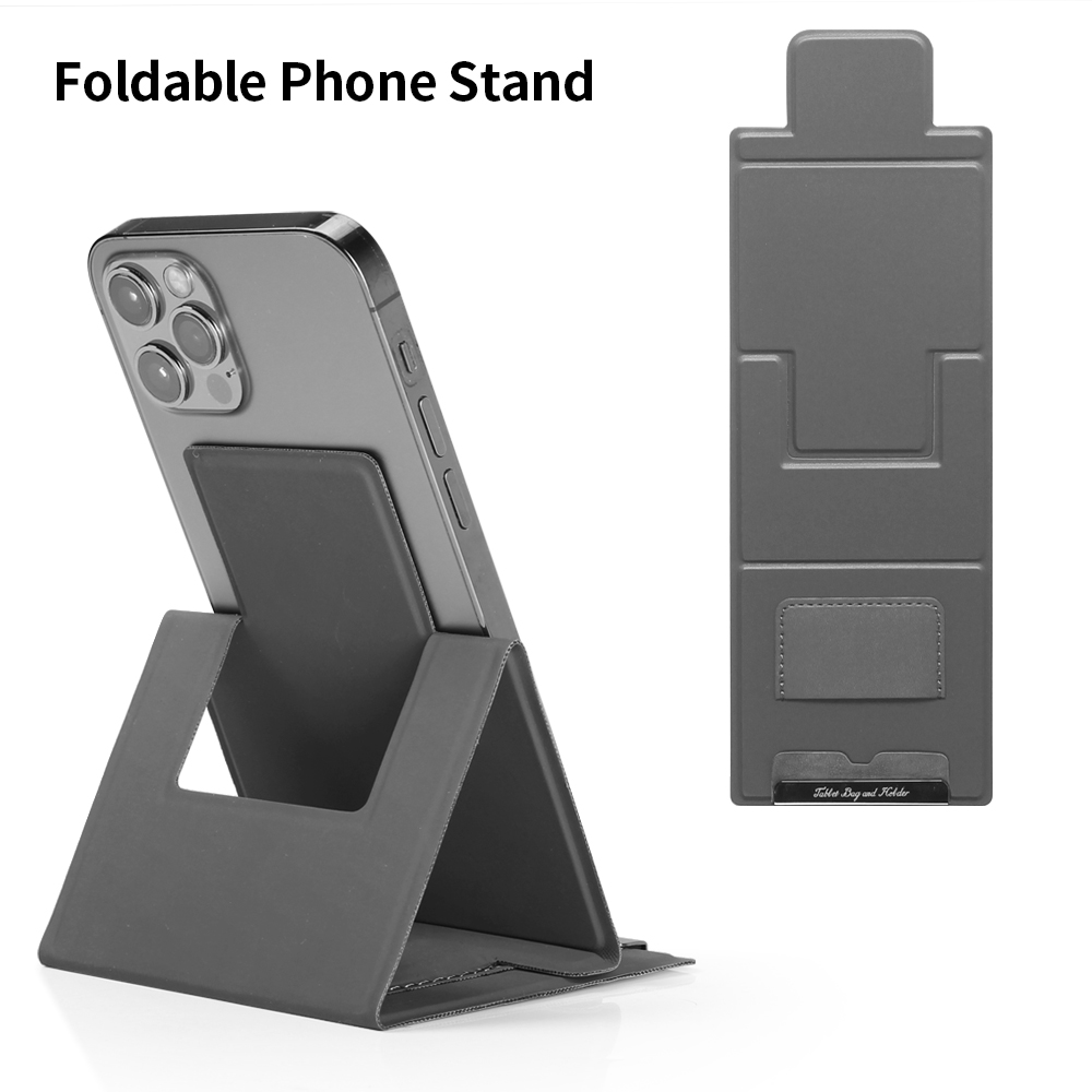 Electroplated Mobile Phone Bracket Universal Back-mounted Magnetic Folding Multi-functional Telescopic Folding Desktop Bracket