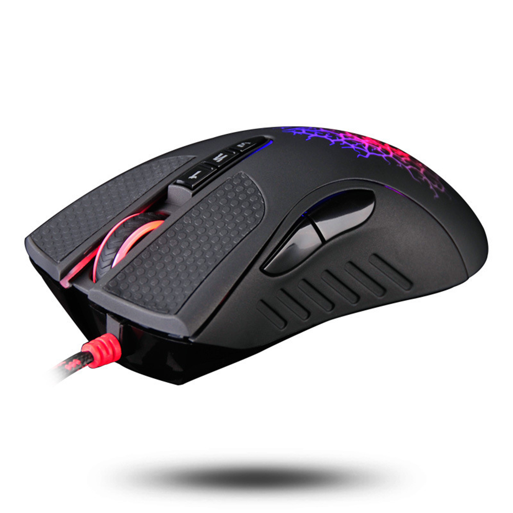 Cho Đẫm Máu A90 Chuột chơi game quang học đầy màu sắc chuột có dây Phiên bản không hoạt động