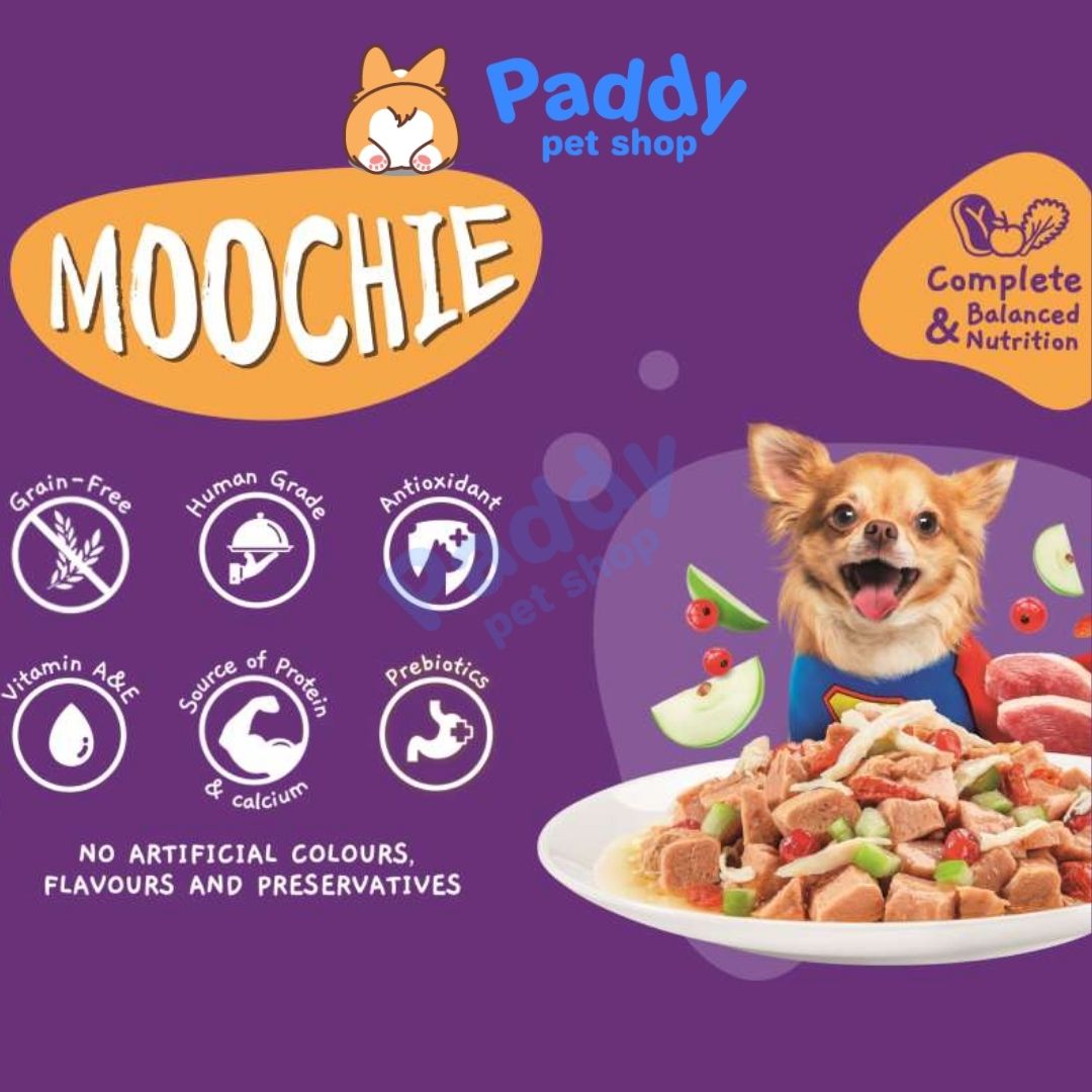 Pate MooChie Gà Sốt Cho Chó Mọi Lứa Tuổi 85g (Thái Lan)