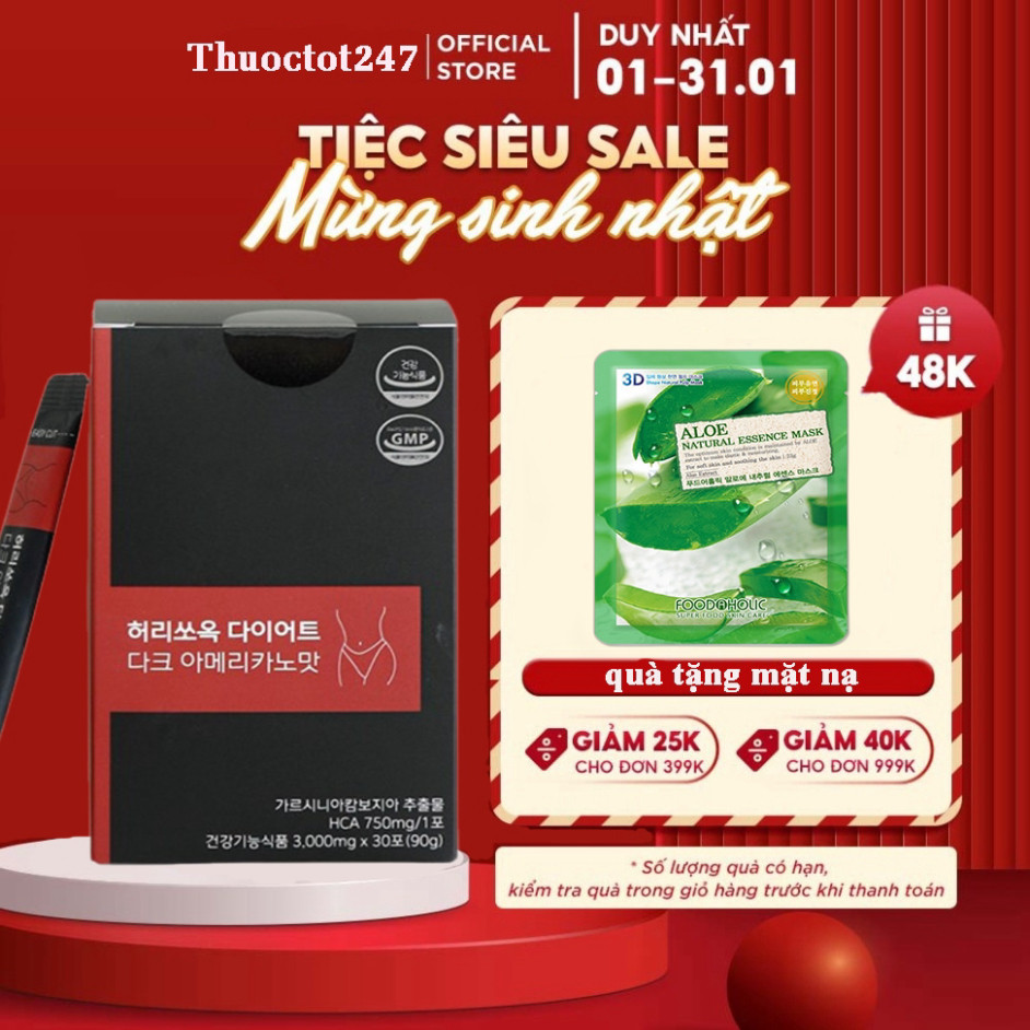 Cafe Giảm Cân Heorissok Thuơng Hiệu HealtHouse Hương Vị Cafe Americano