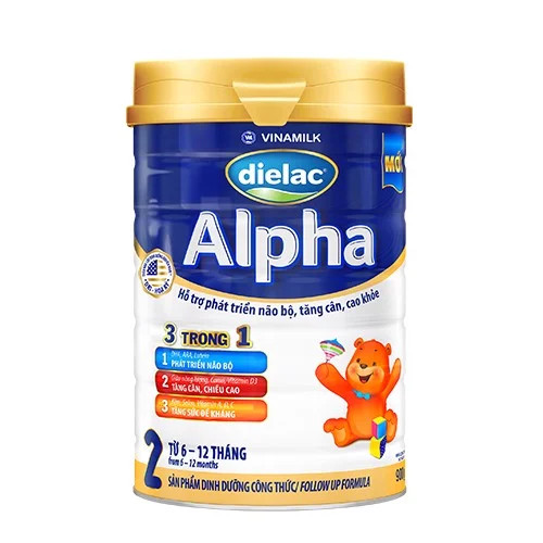 Sữa bột Dielac Alpha 2 - lon 900g (cho trẻ từ 6 - 12 tháng tuổi) Date xa