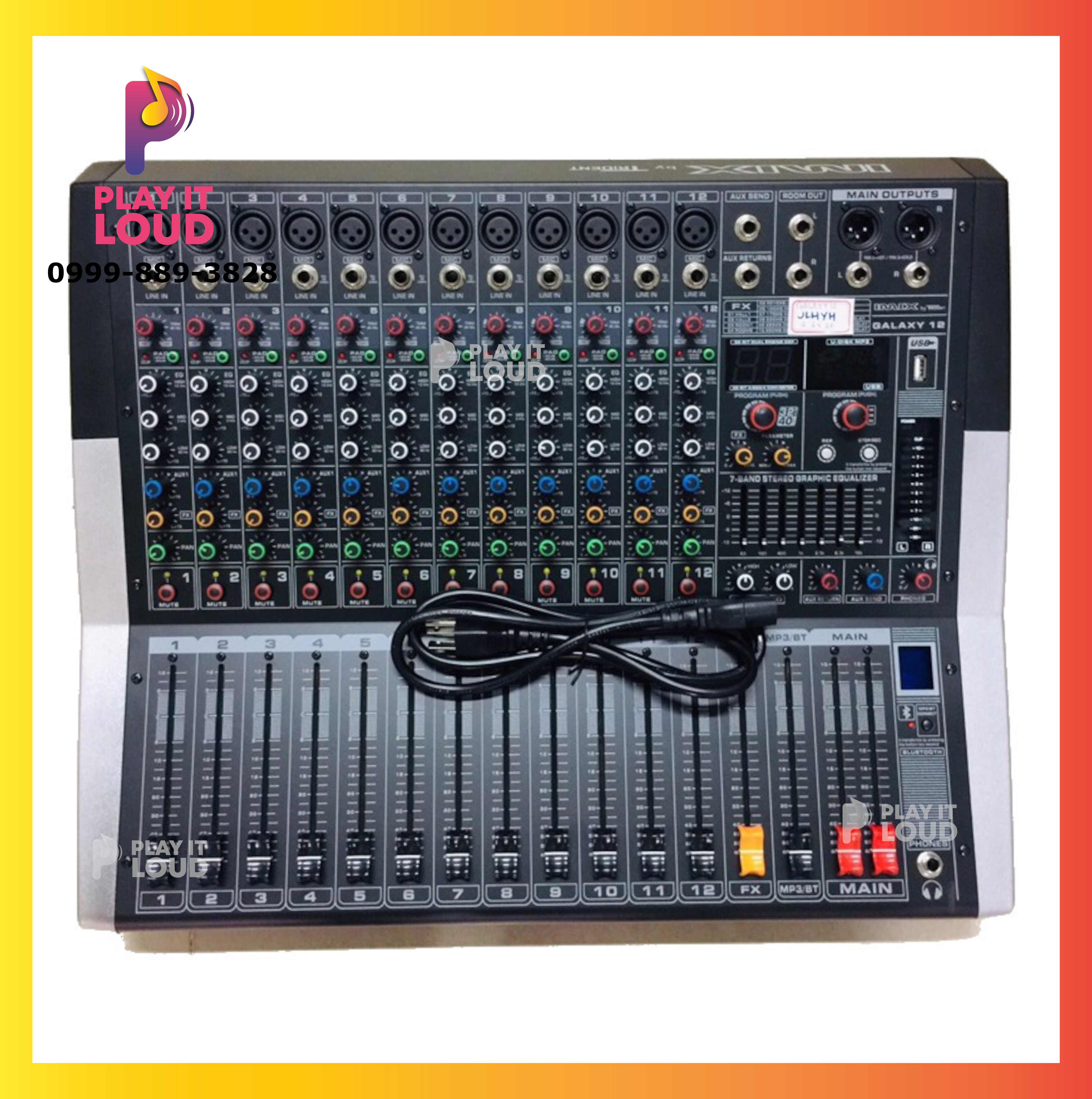 IMIX Galaxy 12 Powered Mixer 12 Channel Local Supplier Warranty