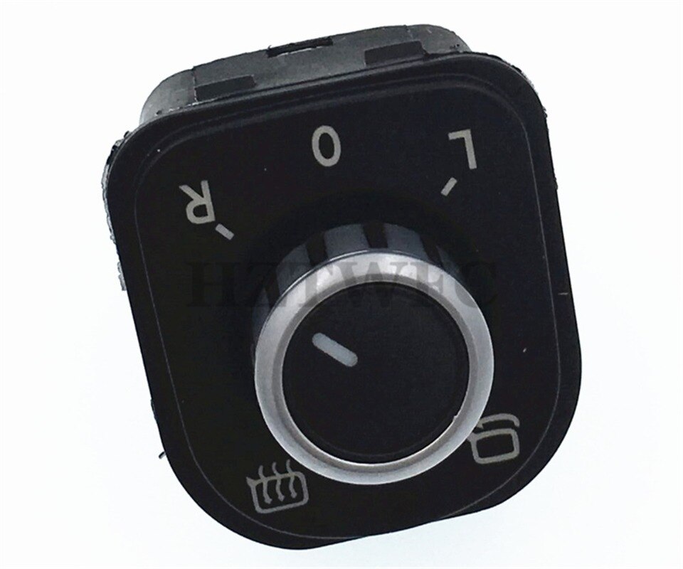 Chrome Window Switch Mirror Button 5K3959857 5ND959565A 5ND959855 For VW Passat B6 Eos Golf 5 6 Plus GTI Mk5 Mk6 Tiguan SCIROCCO