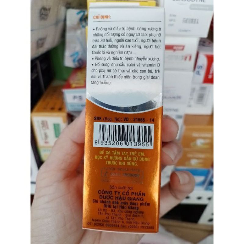 DAVITA BONE SUGAR FREE TUÝP 10 VIÊN SỦI