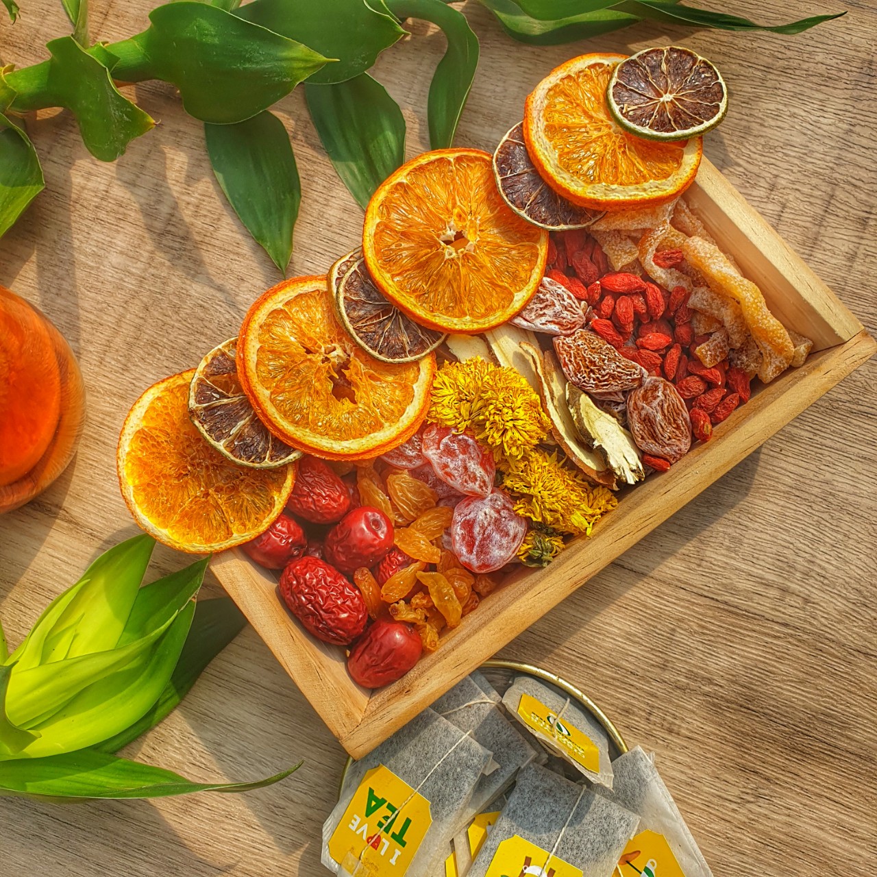 Trà Lipton Xí Muội Thảo Mộc - 1 Set