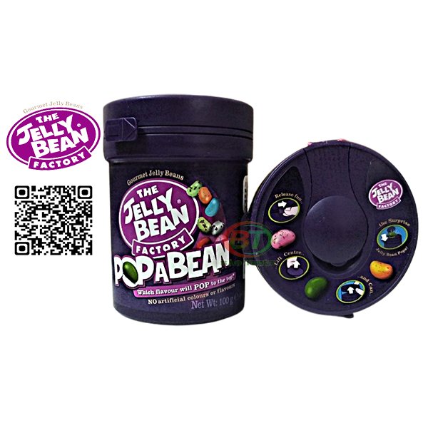 Kẹo hạt trái cây Jelly Bean Pop A Bean hũ 100g