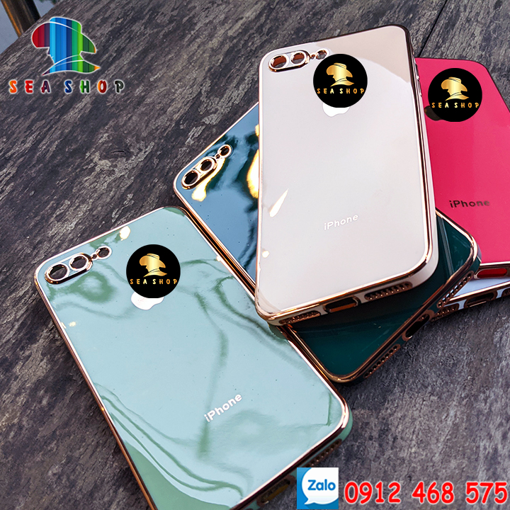 [ĐỘ iP12] Ốp lưng iphone 6, 6S - 6S Plus, iPhone 7, 7Plus,  - iPhone 8, 8Plus, iPhone X, XS, XS Max, 11 Pro Max, iPhone 12 Pro Max, iPhone 12 Mini - Nhựa dẻo -- VIỀN BÓNG -- Thiết kế viền vuông giống iPhone 12