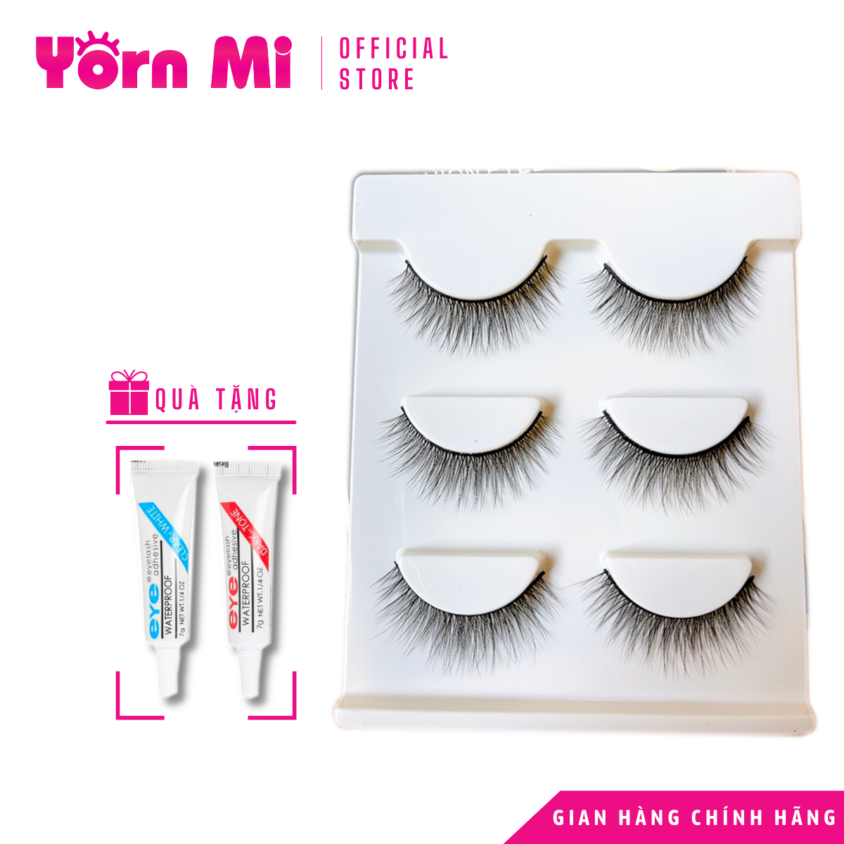 LÔNG MI GIẢ 3D-01 SỢI MẢNH