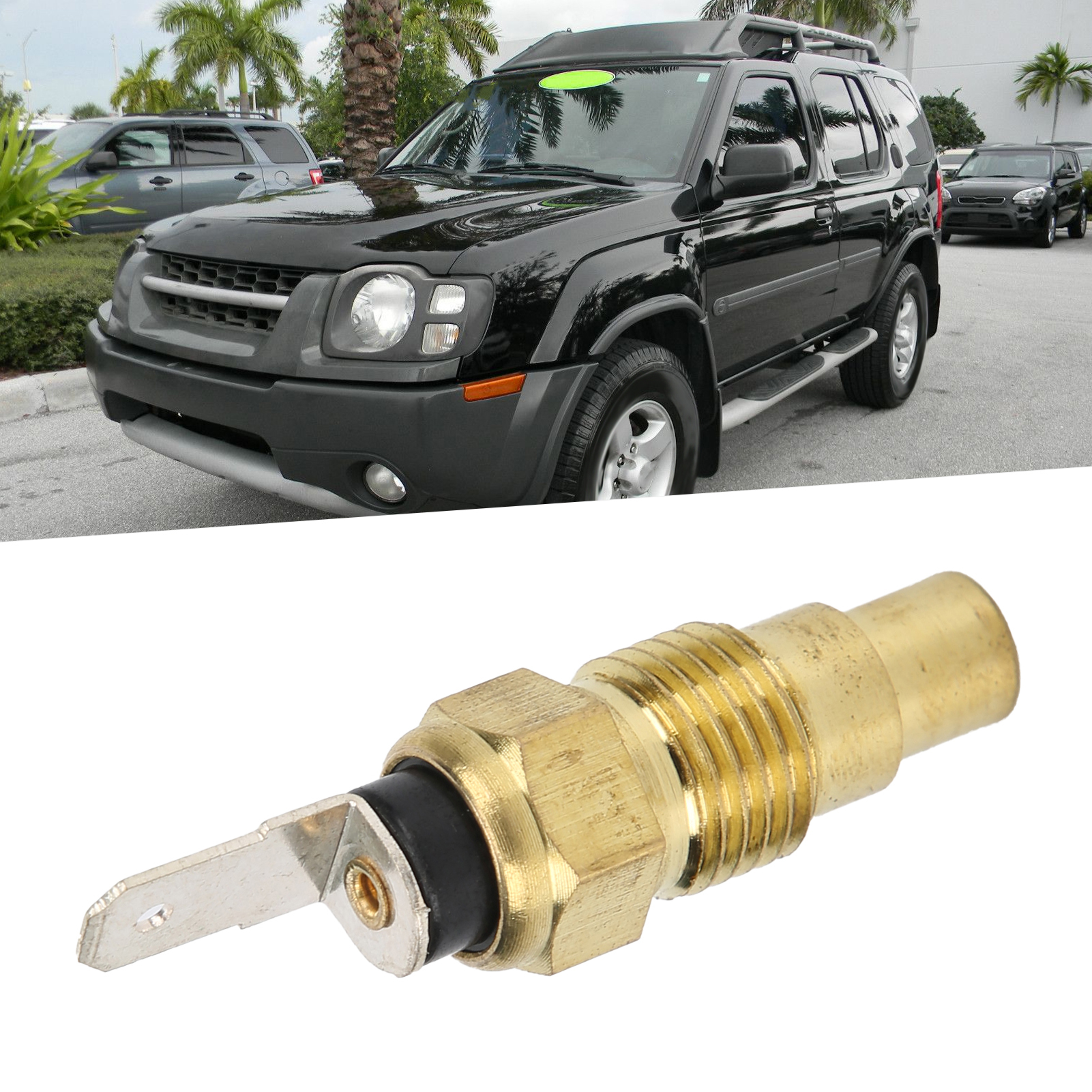 Water Temperature Sensor Simple To Install Coolant Temperature Sensor Durable for Engine Coolant