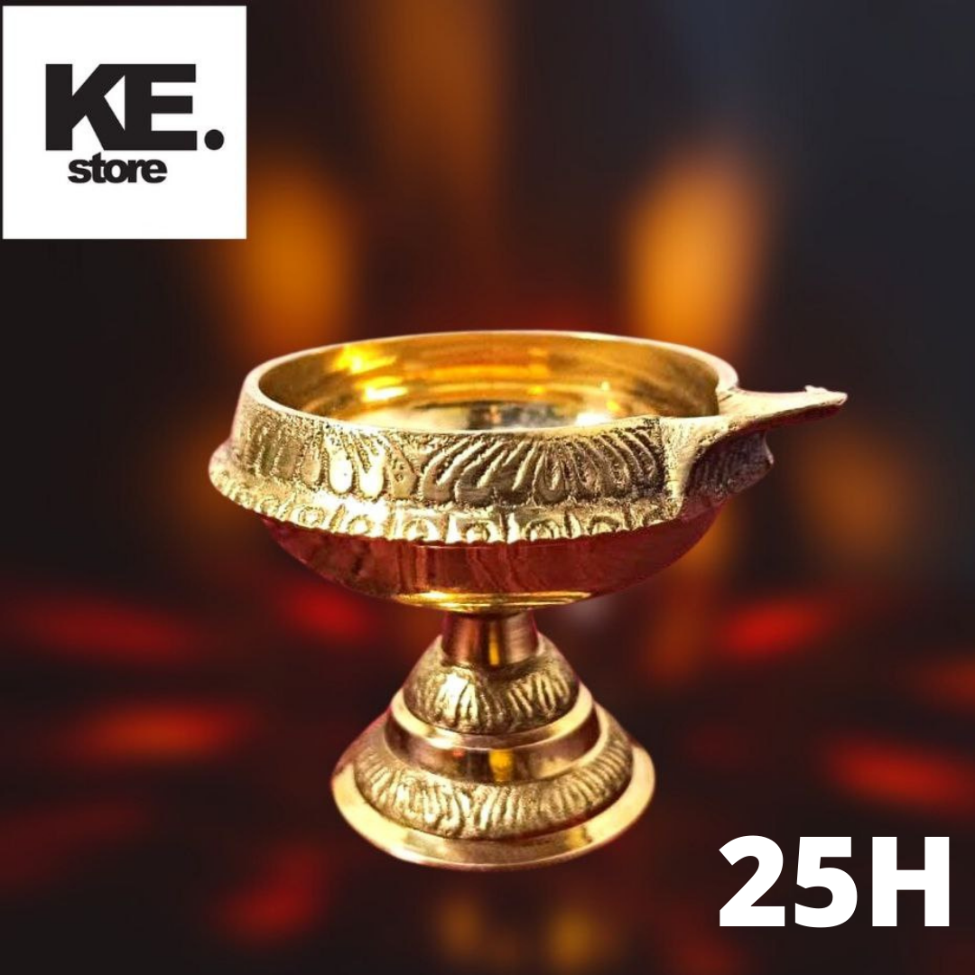 Brass Kubera Diya/ Deepam/ Oil Lamp/ Kubera Vilakku/ Vilakku/ Prayer ...