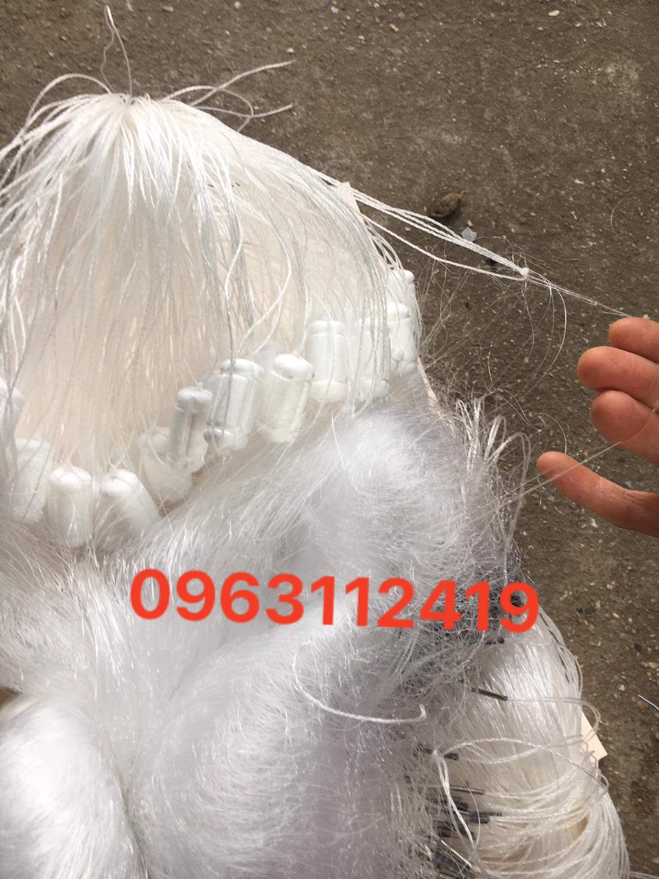lưới đánh cá 3 màn then 3 cao 2m8 dài 80 mét