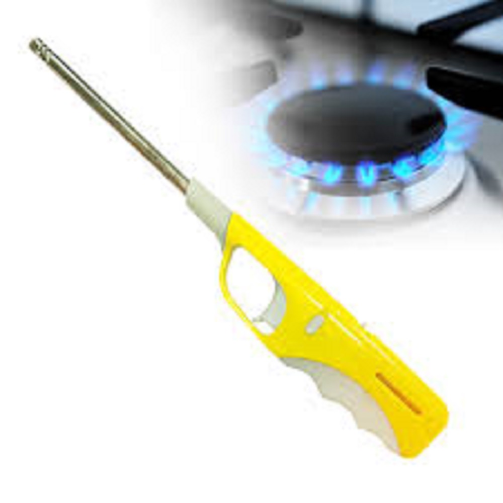 Gas And BBQ Lighter - Multi-Purpose Refillable Butane Lighter with Long Nozzle. 