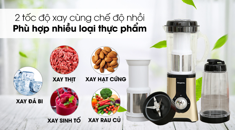 Máy xay sinh tố 4 cối Kangaroo KG4B3