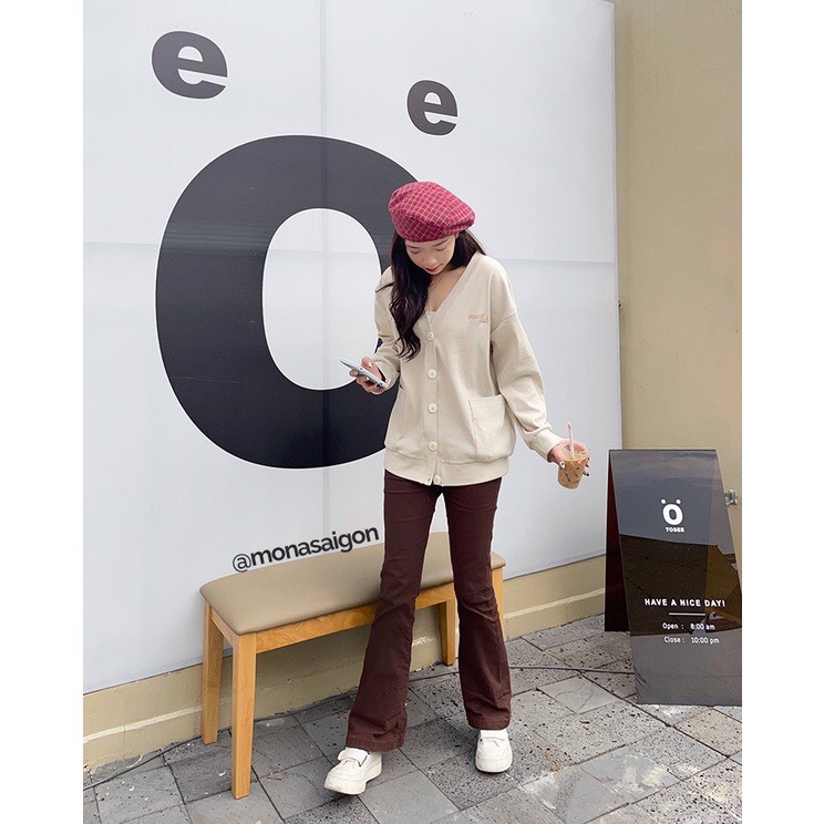 [VOUCHER 12%/149K] Set et áo khoác len cardigan MONÁ - TIARA