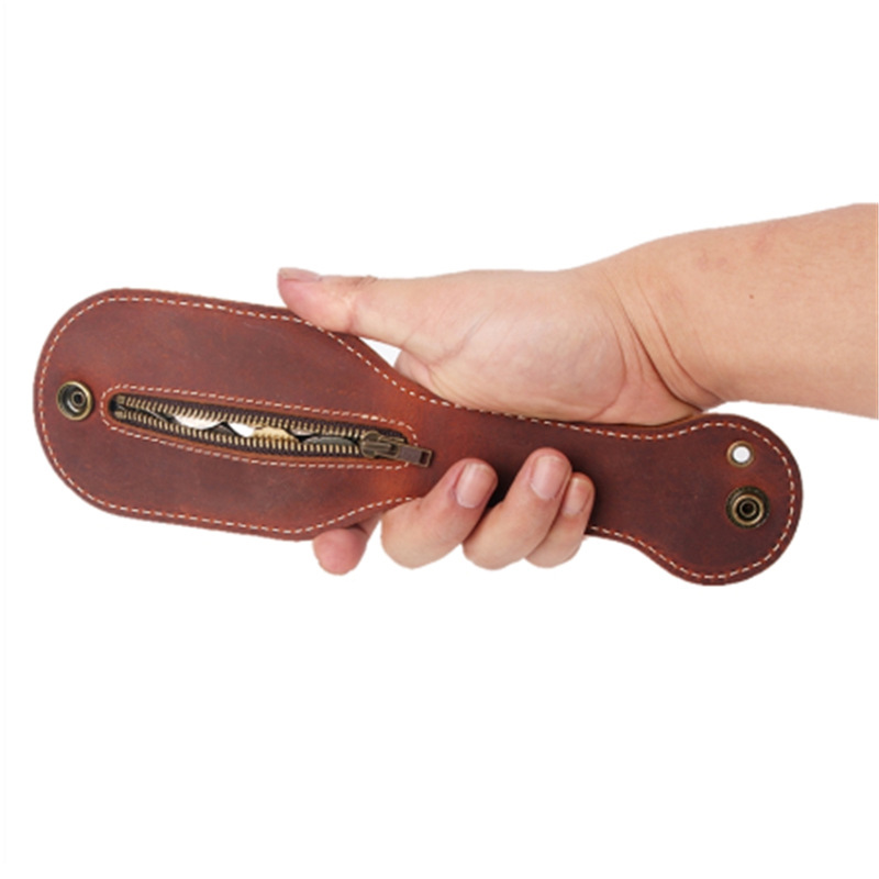 Men Leather Coin Purse Outdoor Utility Self-Defense Multi-Tool Wallet Women YUEYING. 