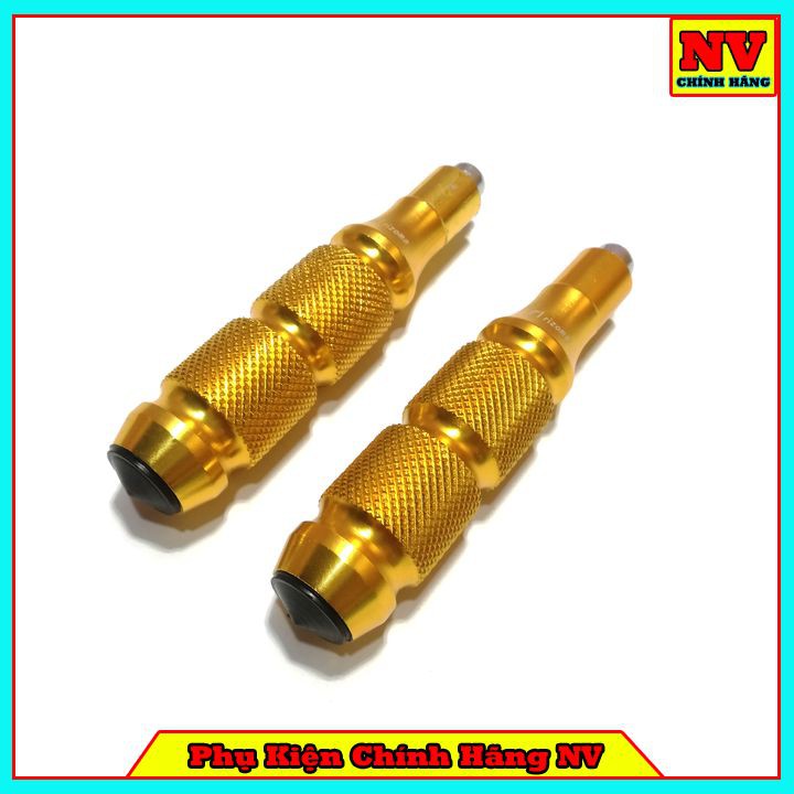 [HCM]Gù chống đổ sau ex150 nhôm cổ nhọn 1 cặp màu vàng