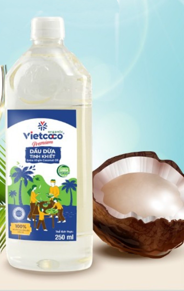 DẦU DỪA TINH KHIẾT 100% ORGANIC (coconut oil)_250 ML