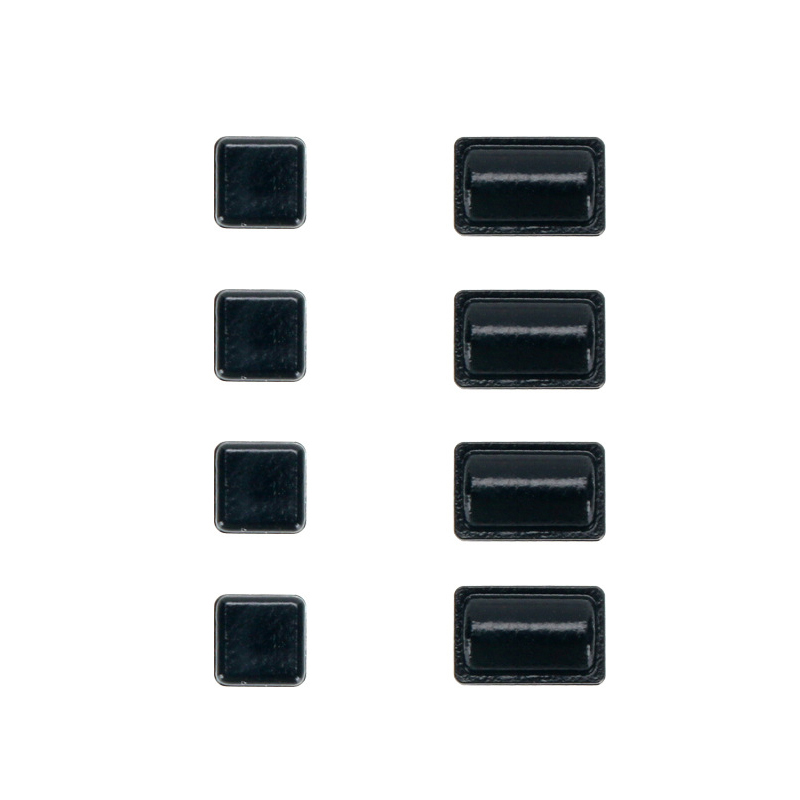 1Set For WII Non-slip Rubber Pad Anti-slip Plugs Screw Feet Cover Replacement WII Console Screw Dust Cover Creek. 