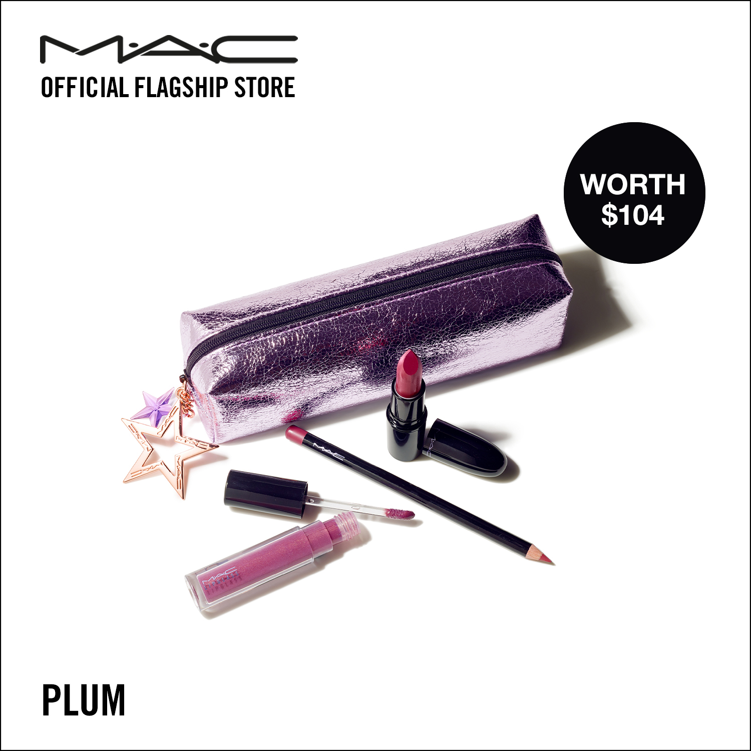 mac lipstick and lip liner set