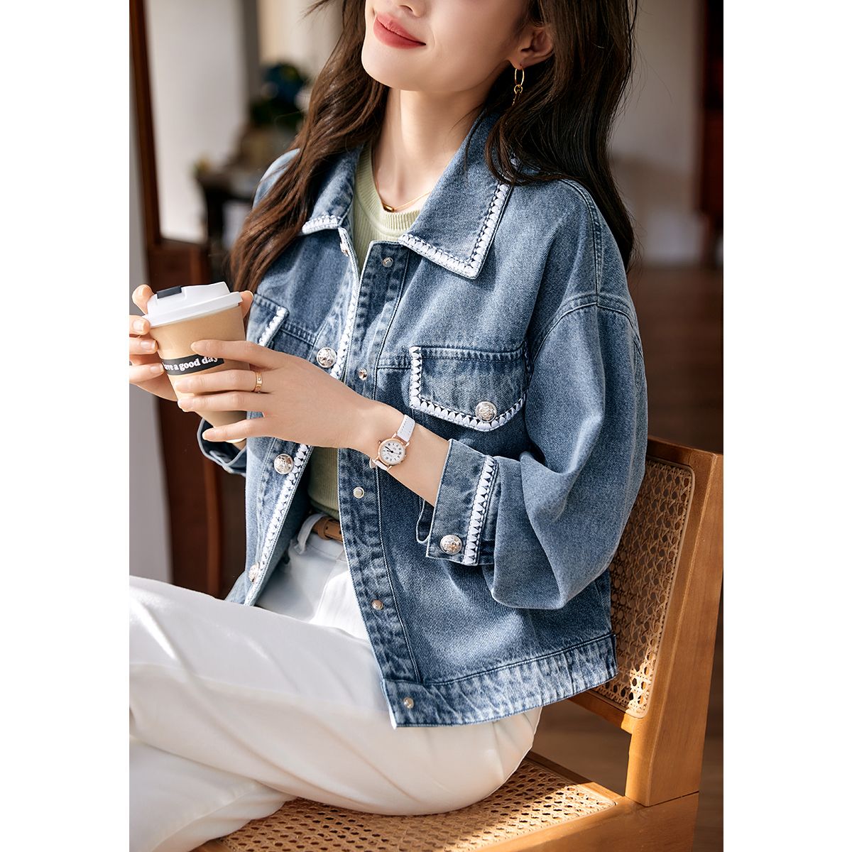 Buy Global Desi Girl Blue Solid Jacket for Girls Clothing Online @ Tata CLiQ-hangkhonggiare.com.vn