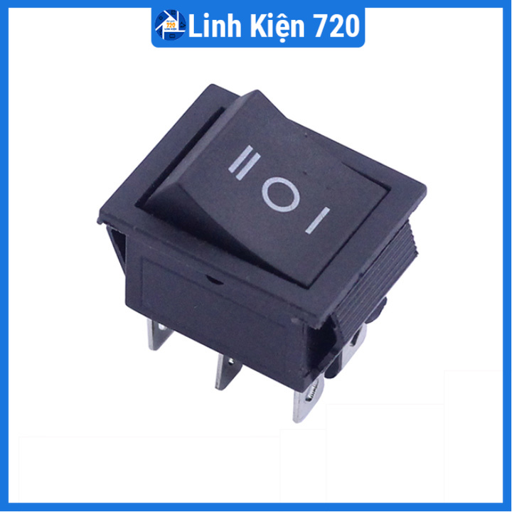 Công tắc bập bênh KCD4 250VAC 16A 6P 3 chế độ