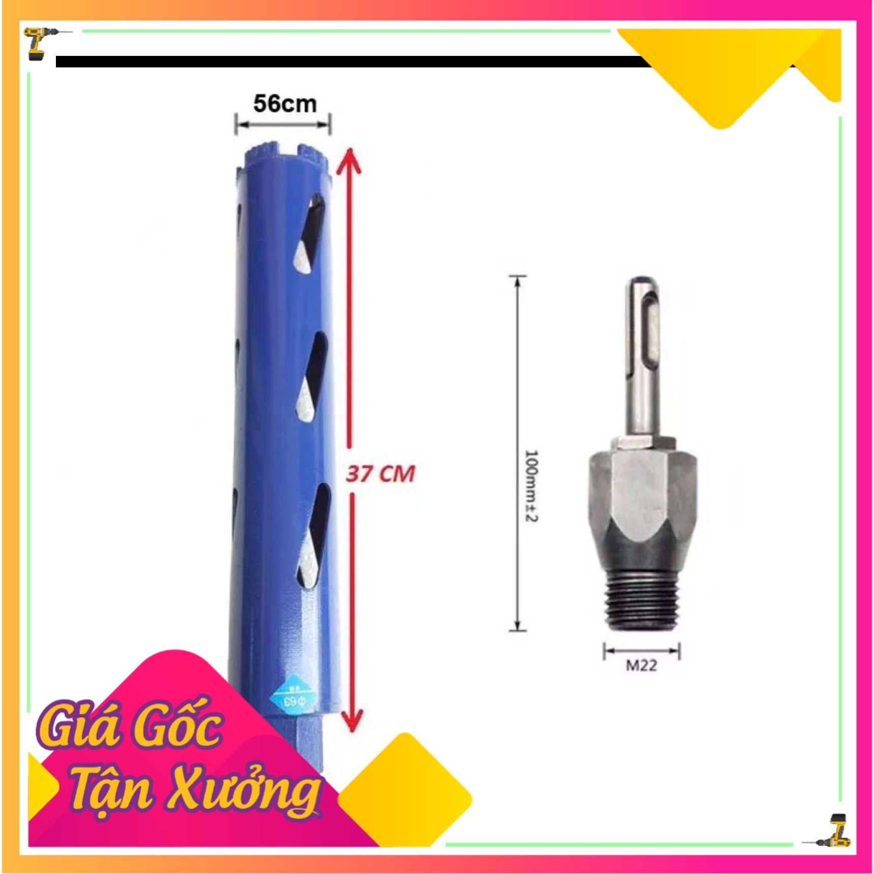 Dụng cụ mũi khoan rút lõi đa năng